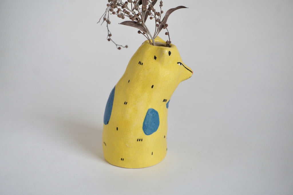 Handmade ceramic animal figurine vase Singapore | Neighborcraft