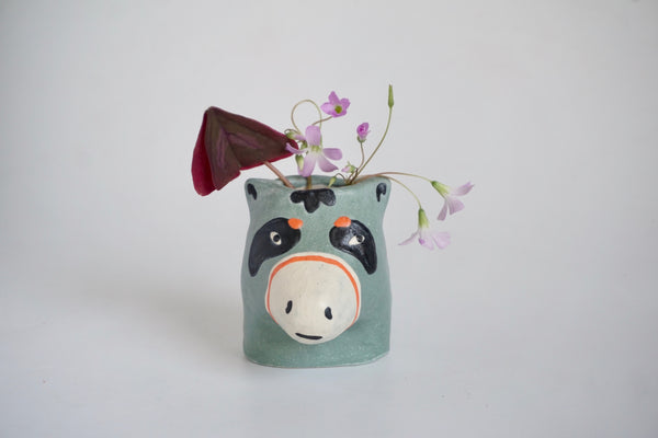 Handmade ceramic figurine vase | Neighborcraft Pottery Singapore