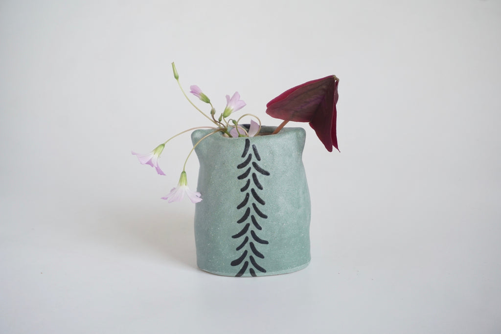 Handmade ceramic figurine vase | Neighborcraft Pottery Singapore