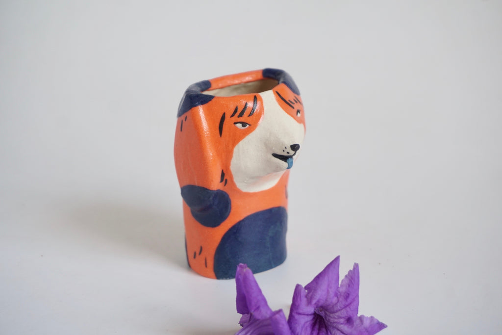 Handmade ceramic figurine vase | Neighborcraft Pottery Singapore