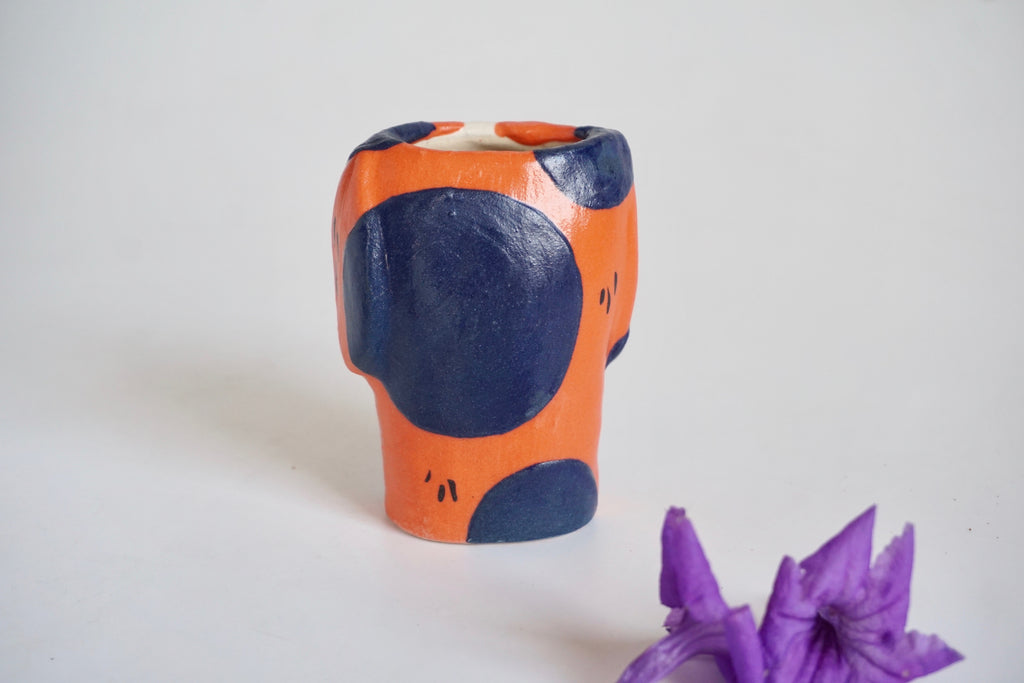 Handmade ceramic figurine vase | Neighborcraft Pottery Singapore