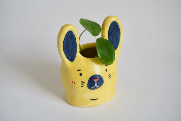 Handmade ceramic figurine vase | Neighborcraft Pottery Singapore