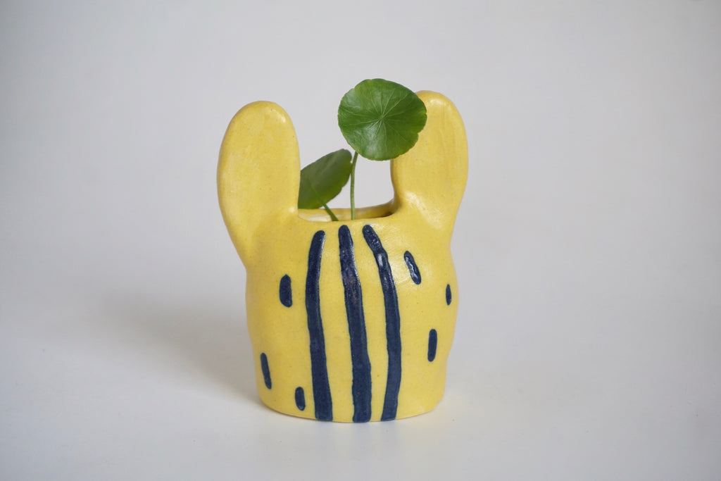 Handmade ceramic figurine vase | Neighborcraft Pottery Singapore