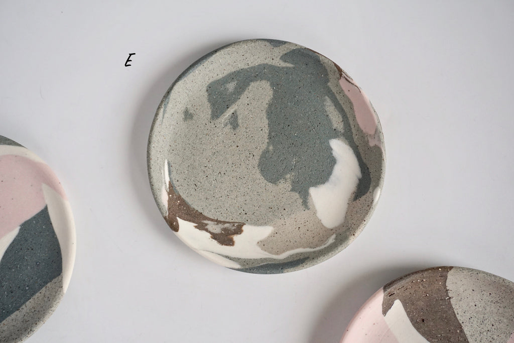 Handmade nerikomi dish Singapore - Eat & Sip Pottery