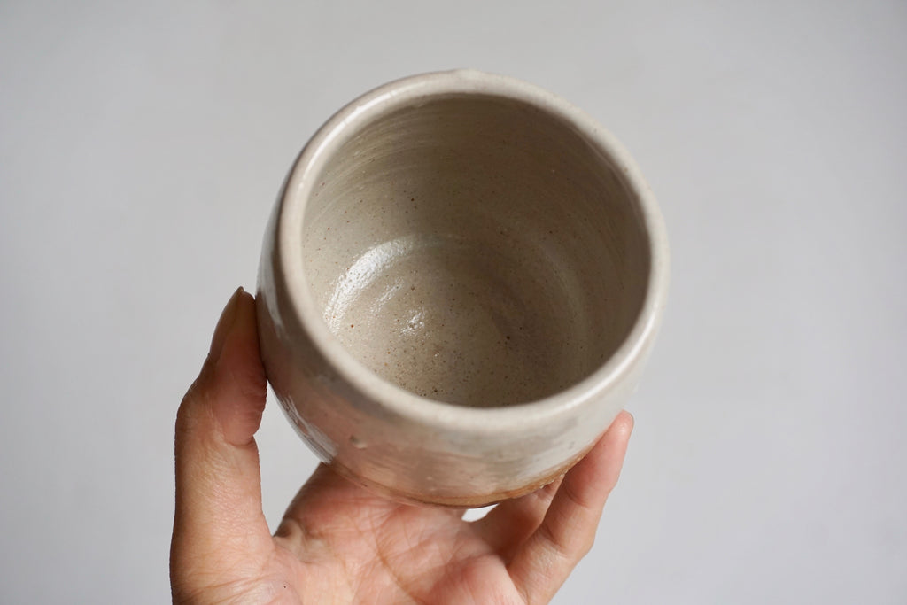 Handmade ceramic cup | Gas-fired pottery - Eat & sip Pottery Singapore