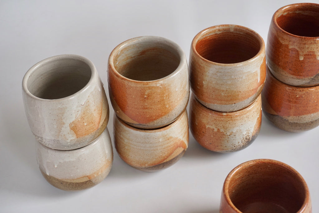 Handmade ceramic cup | Gas-fired pottery - Eat & sip Pottery Singapore