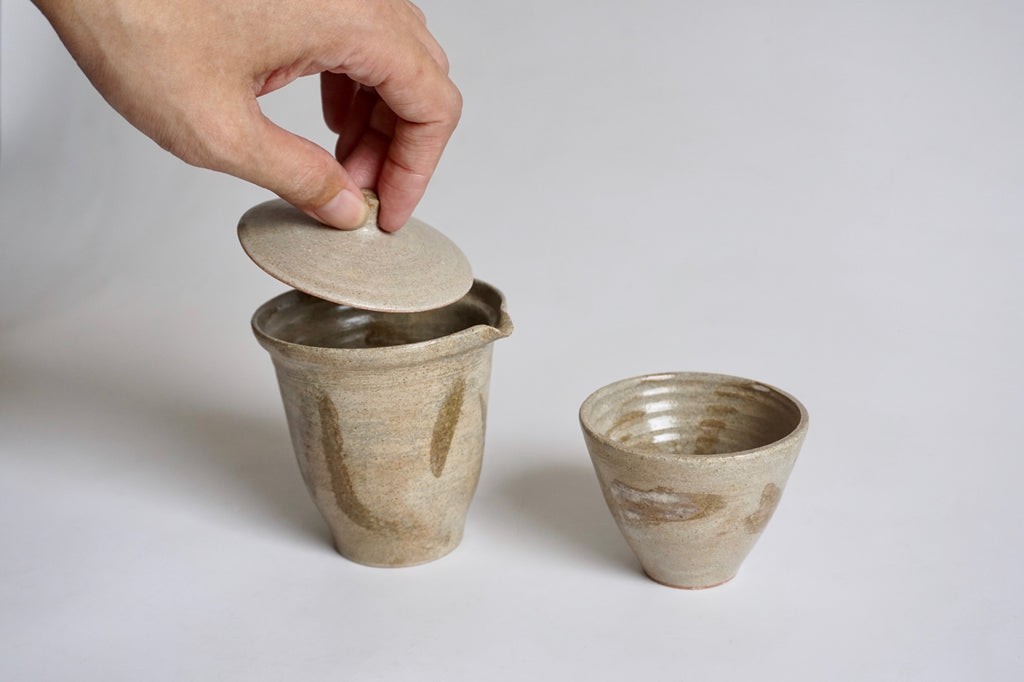Handmade ceramic shiboridashi teapot Singapore - Eat & Sip pottery
