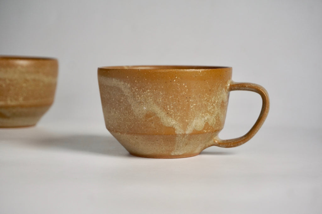 Handmade angled mug Embers Pottery Singapore