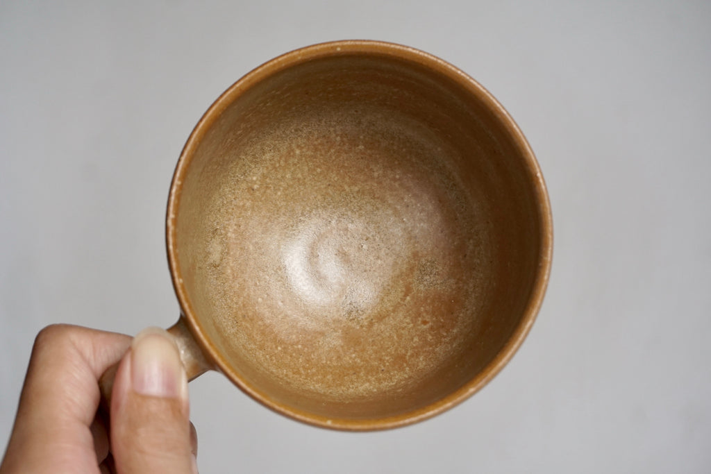Handmade angled mug Embers Pottery Singapore