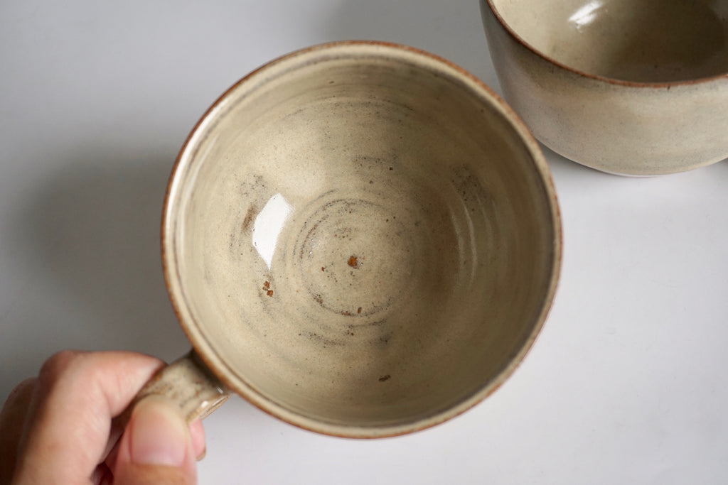 Handmade angled mug Embers Pottery Singapore
