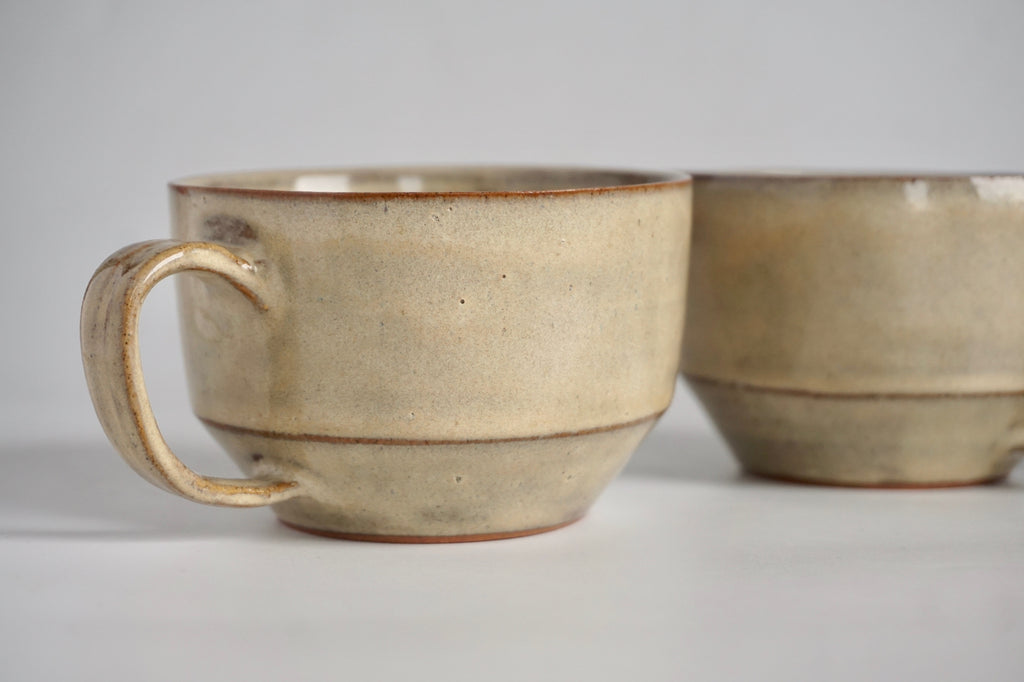 Handmade angled mug Embers Pottery Singapore