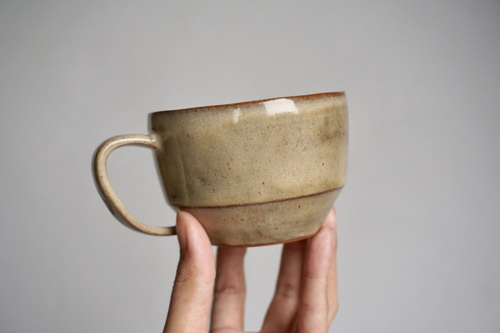 Handmade angled mug Embers Pottery Singapore