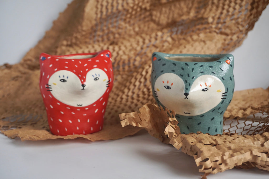 Figurine handmade vase home decor Ceramics Singapore