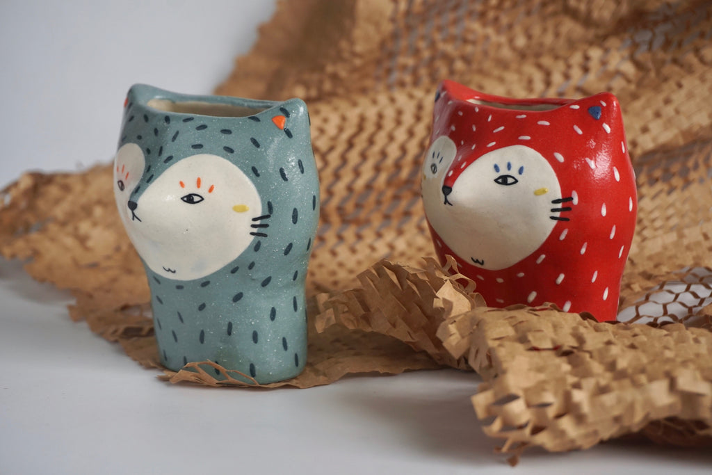 Figurine handmade vase home decor Ceramics Singapore