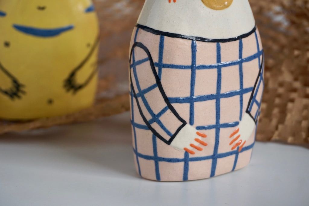 Figurine handmade vase home decor Ceramics Singapore