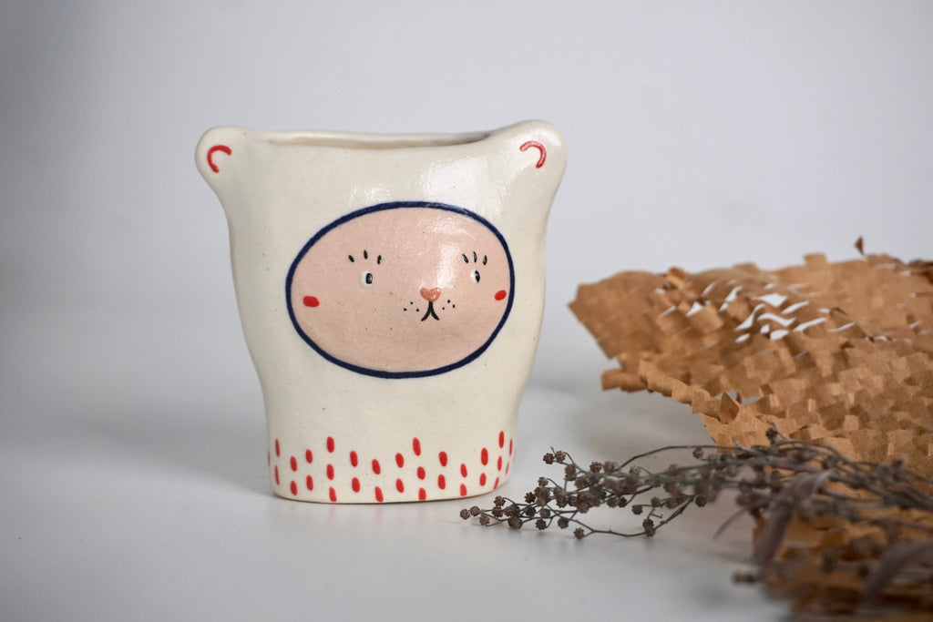 Figurine handmade vase home decor pottery Singapore