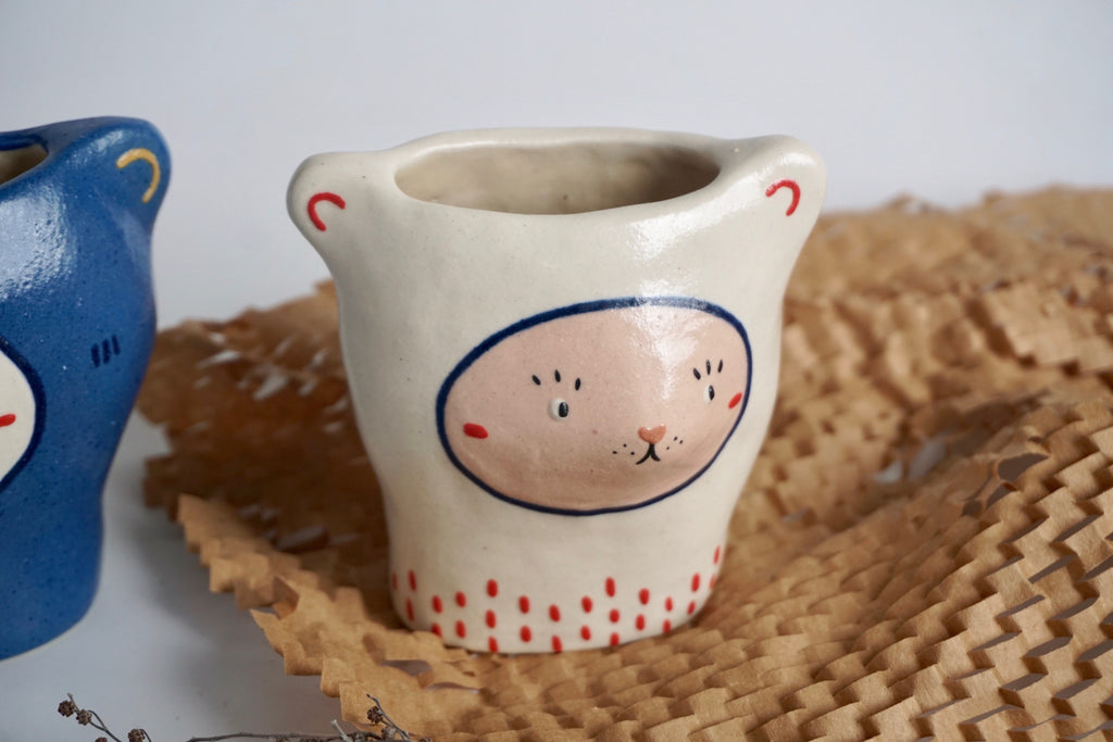 Figurine handmade vase home decor pottery Singapore