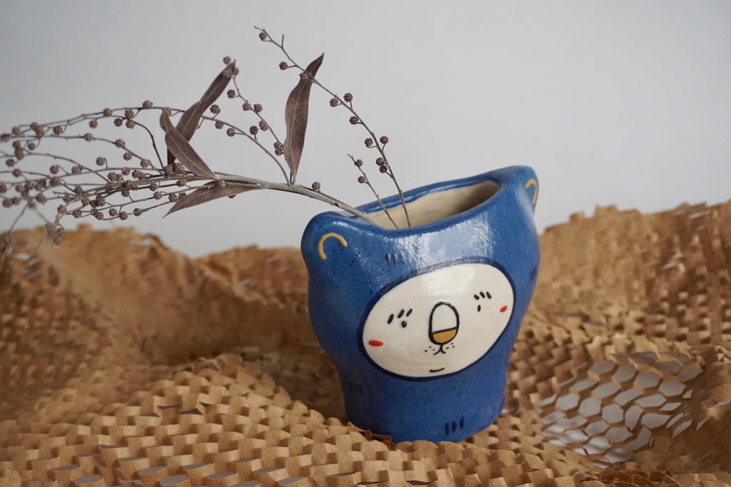Figurine handmade vase home decor pottery Singapore
