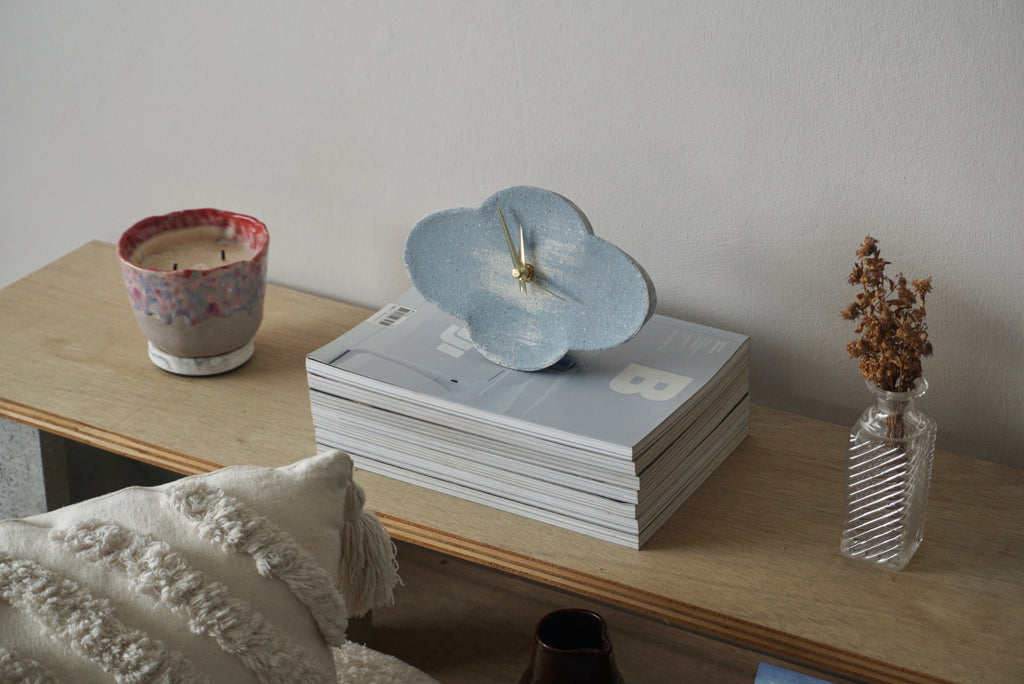 Handmade table clock | Ceramic Singaporre