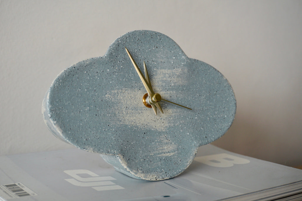 Handmade table clock | Ceramic Singaporre