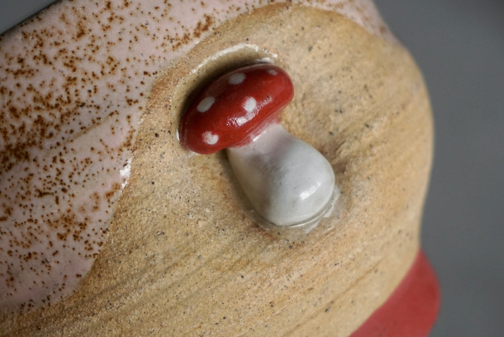 Handmade mushroom ceramic mugs | Potek Ceramic Singapore
