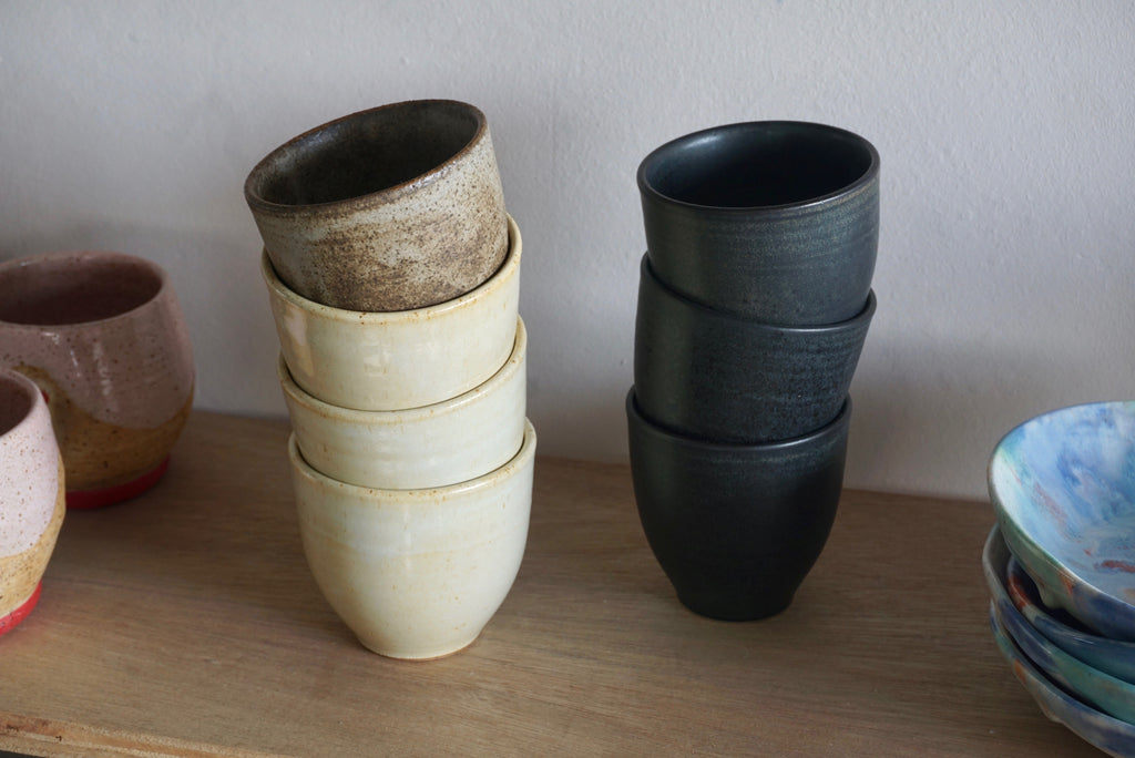 Handmade ceramic tumbler gift Singapore by Eat & Sip x Muckware