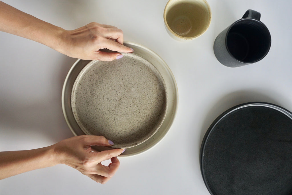 Handmade ceramic plate housewarming gift Singapore | Muckware
