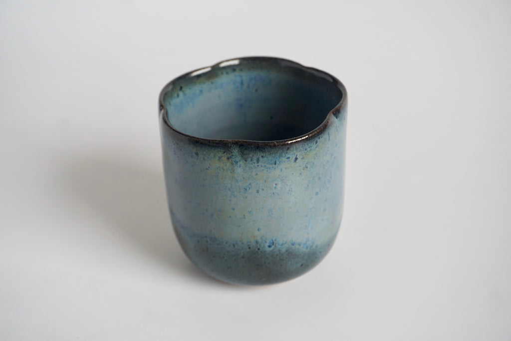 Handmade floret cup | Eat & Sip Pottery Singapore