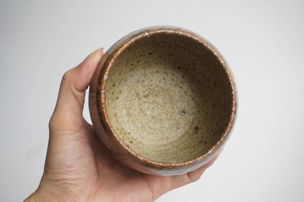 Handmade pottery bowl Clay Blossoms | Handcrafted tableware Singapore