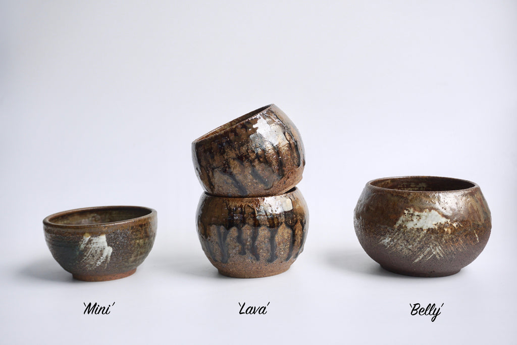 Handmade pottery bowl Clay Blossoms | Handcrafted tableware Singapore
