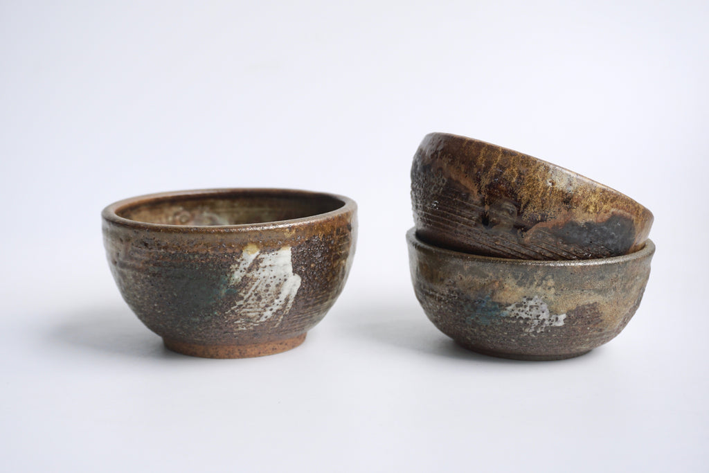 Handmade pottery bowl Clay Blossoms | Handcrafted tableware Singapore