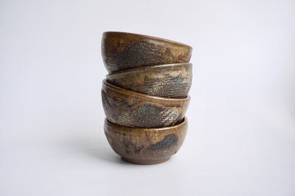 Handmade pottery bowl Clay Blossoms | Handcrafted tableware Singapore