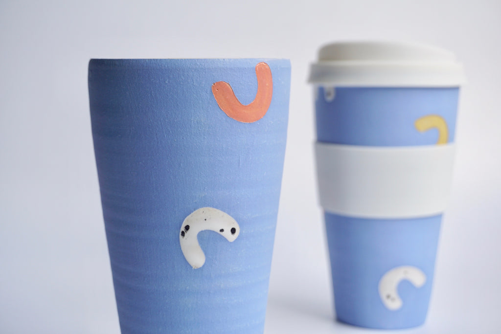 Handmade pottery Made RVA | Ceramic travel tumbler singapore