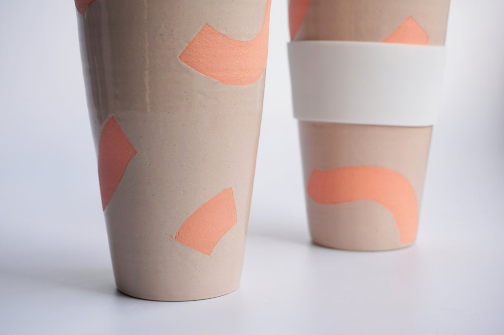 Handmade pottery Made RVA | Ceramic travel tumbler singapore