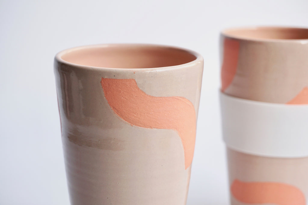 Handmade pottery Made RVA | Ceramic travel tumbler singapore