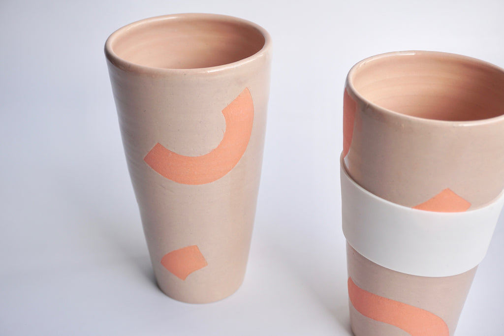 Handmade pottery Made RVA | Ceramic travel tumbler singapore