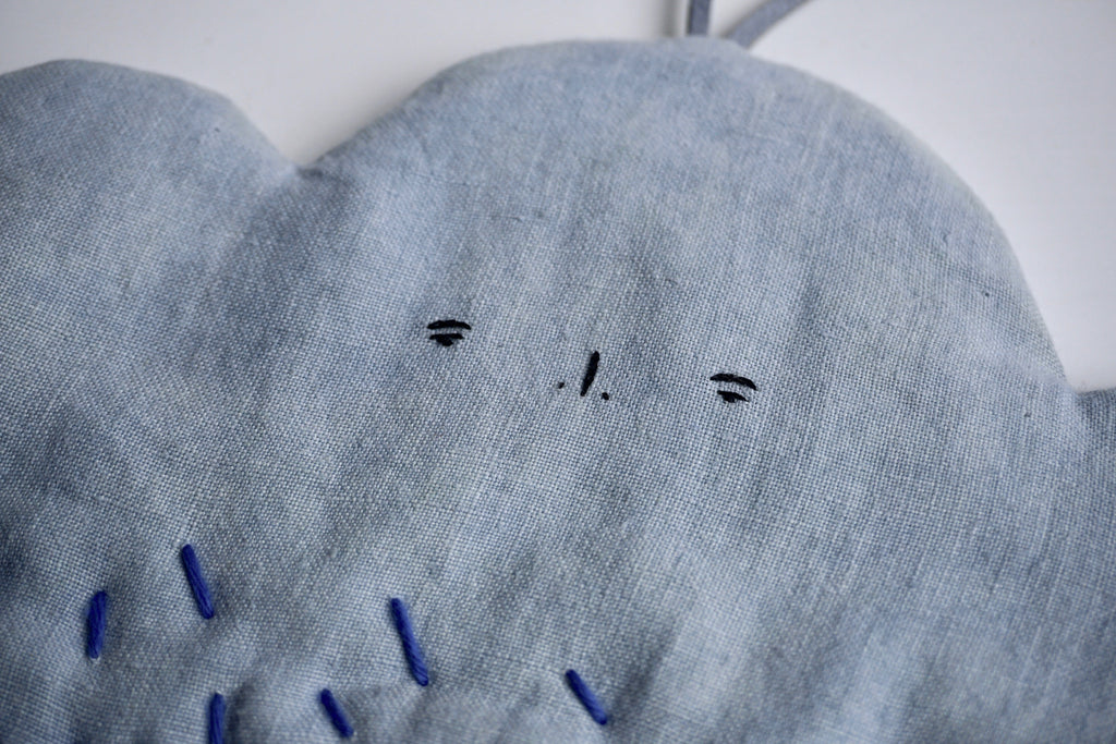 Hand stitched cloud hotpad Singapore | Unique housewarming gifts