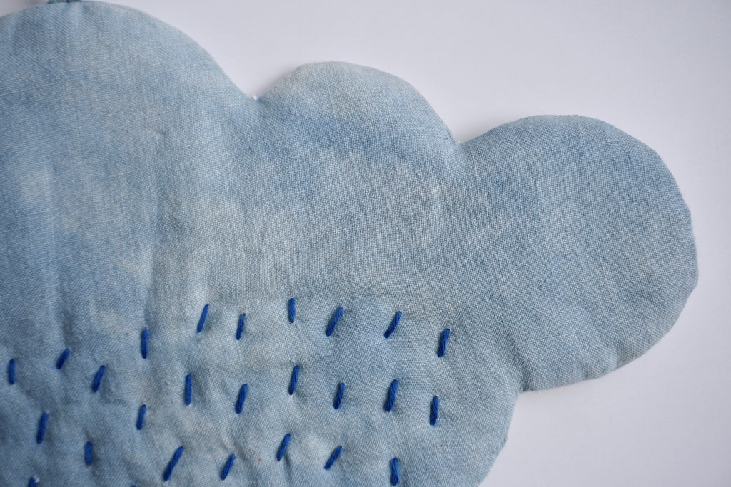 Hand stitched cloud hotpad Singapore | Unique housewarming gifts