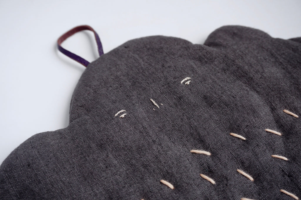 Hand stitched cloud hotpad Singapore | Unique housewarming gifts