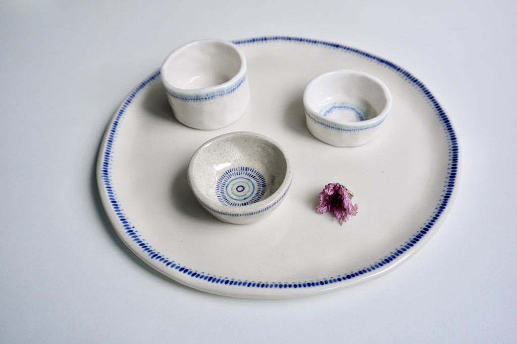 Handmade porcelain spice bowl Singapore | Eat & Sip