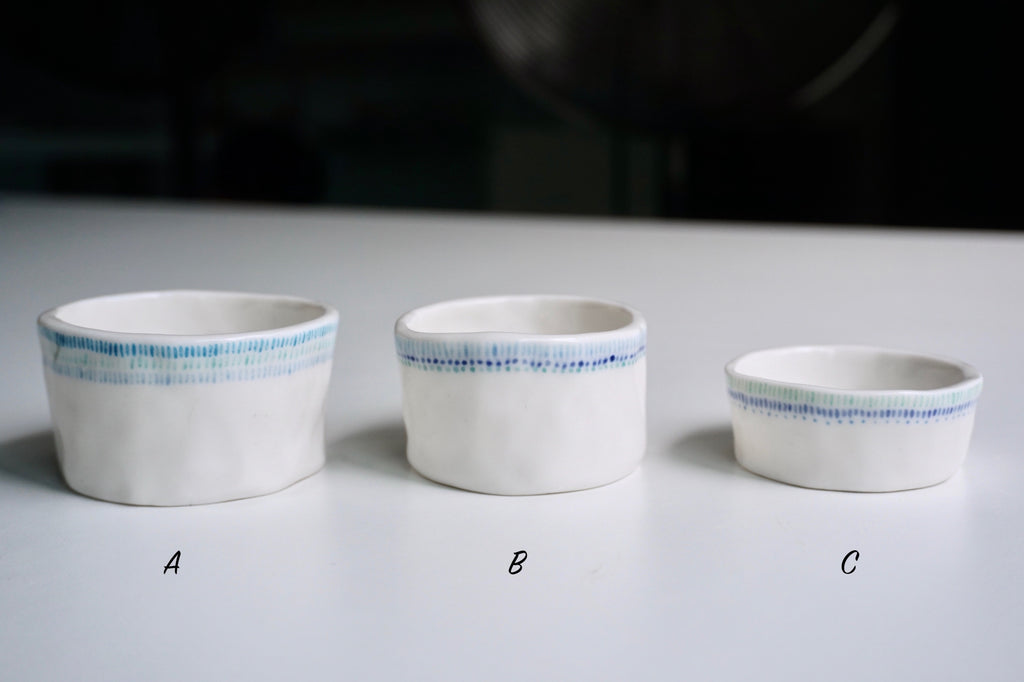 Handmade porcelain spice bowl Singapore | Eat & Sip