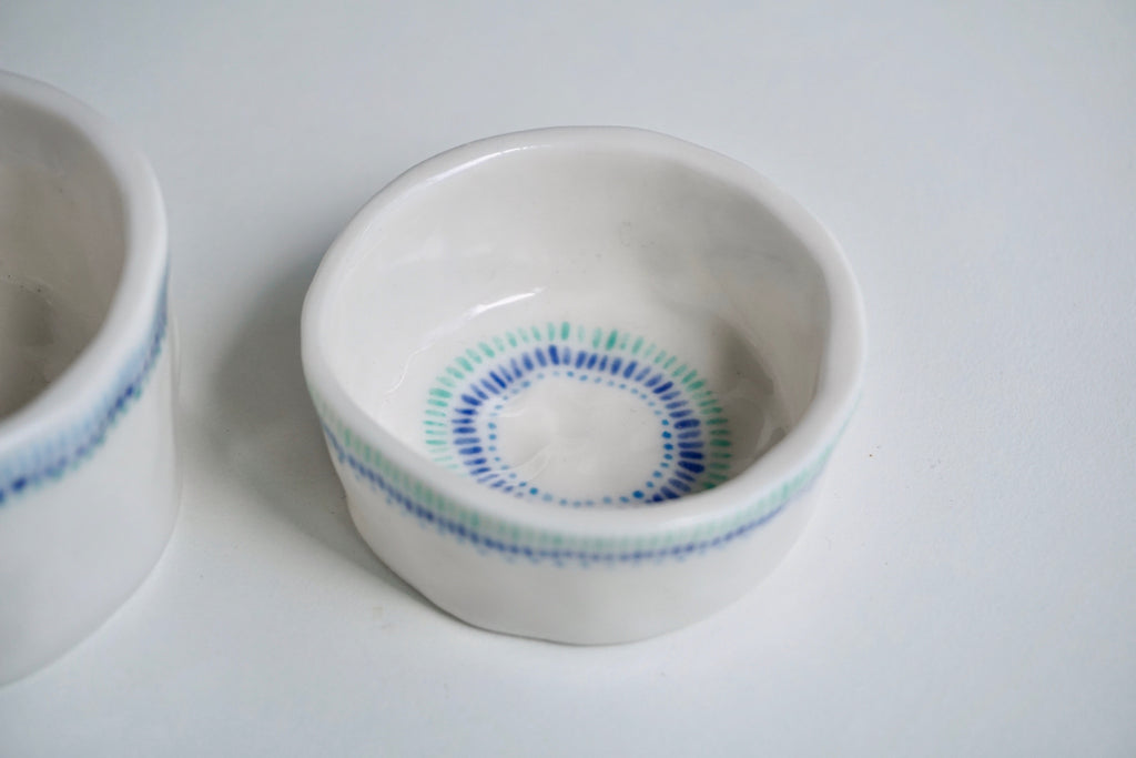 Handmade porcelain spice bowl Singapore | Eat & Sip