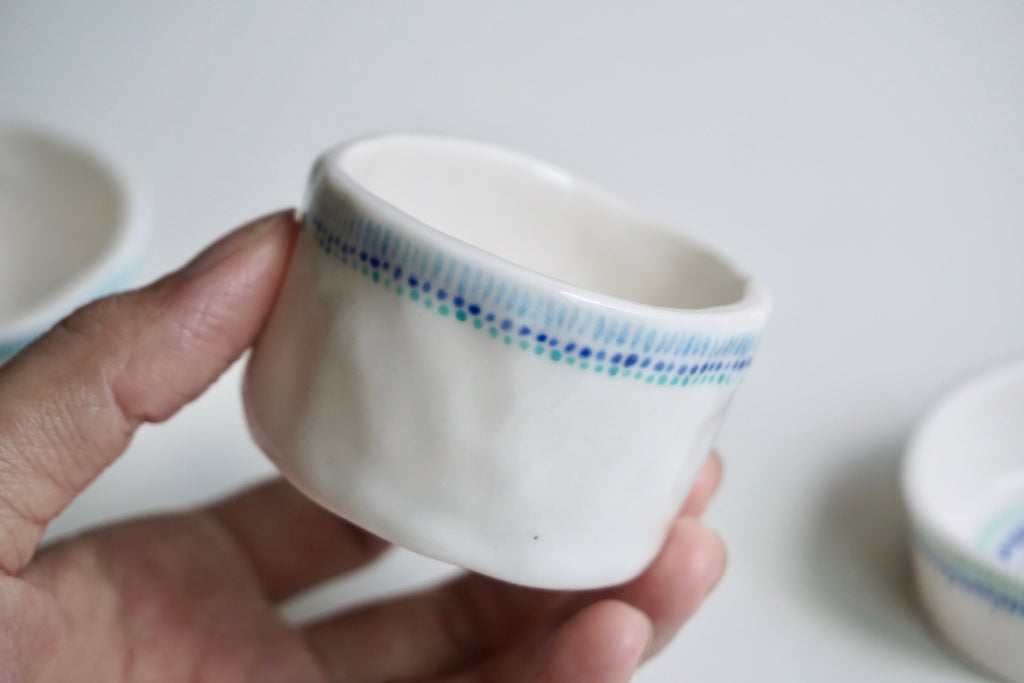 Handmade porcelain spice bowl Singapore | Eat & Sip