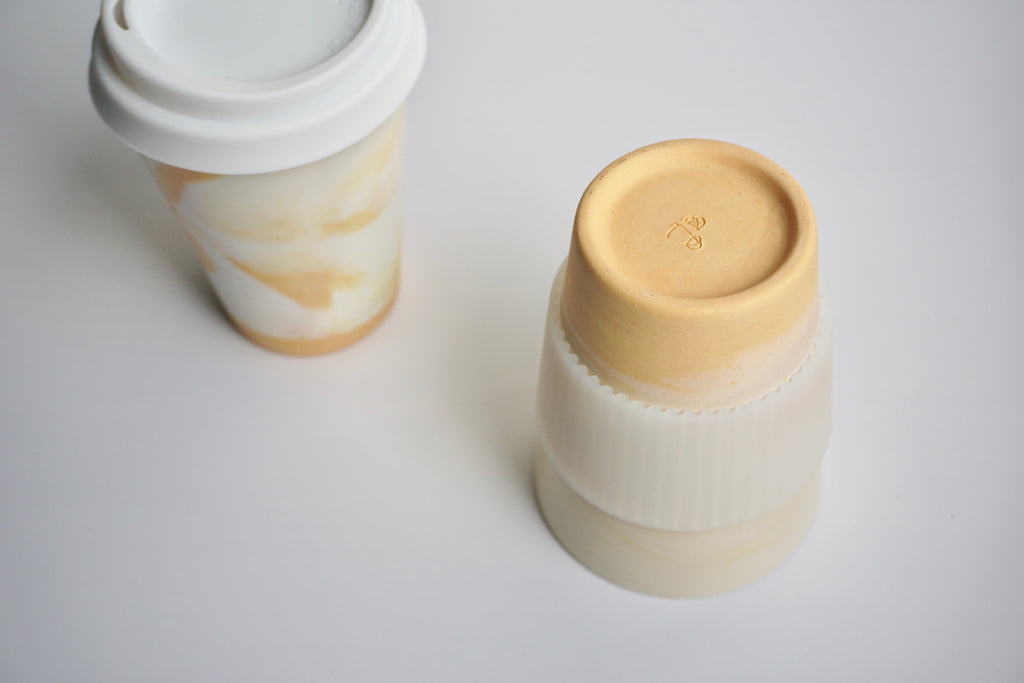 Handmade takeaway coffee cups in Singapore | Handcrafted tableware
