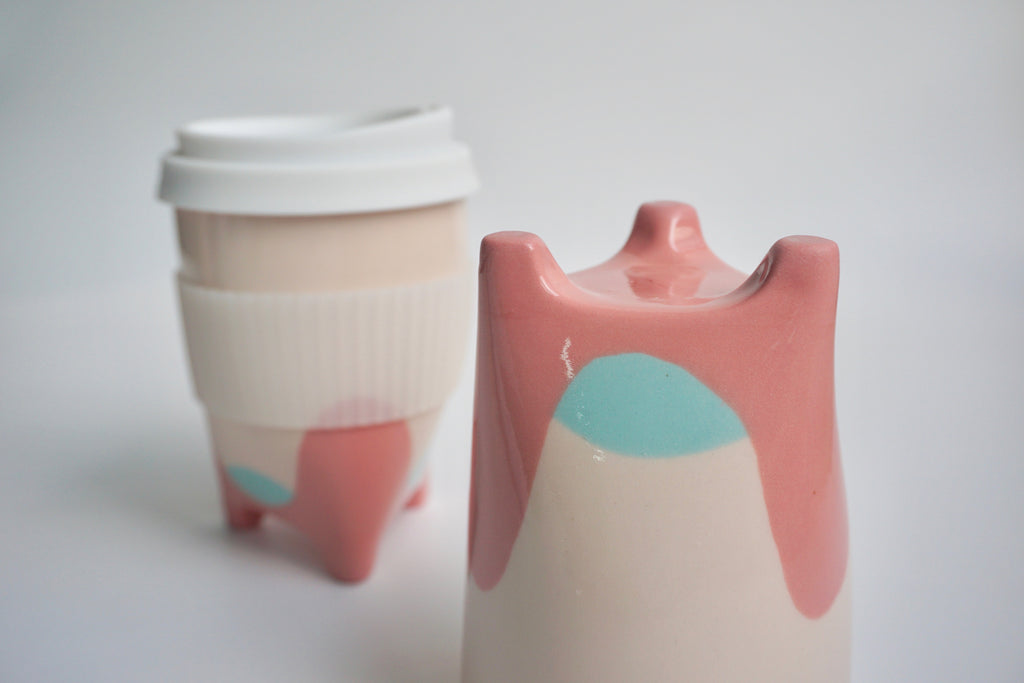 Handmade takeaway coffee cups in Singapore | Handcrafted ceramics