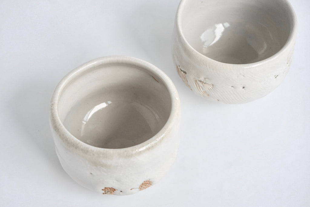 Handcrafted tableware mini chawan