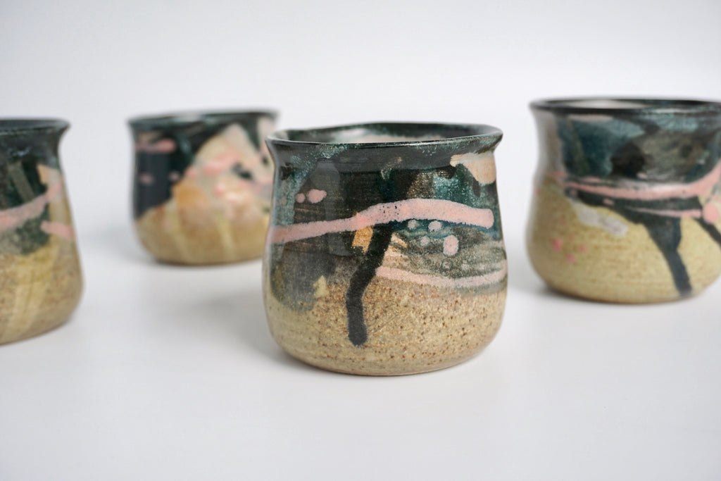Unique handcrafted tumbler Eastfield | Singapore pottery