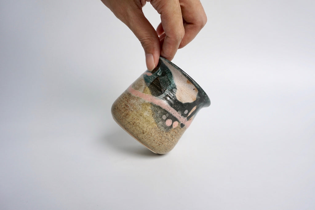 Unique handcrafted tumbler Eastfield | Singapore pottery