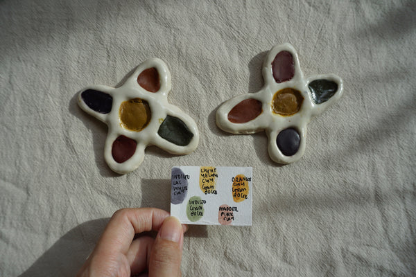 Handmade paint palette Singapore | Handmade tableware Eat & Sip