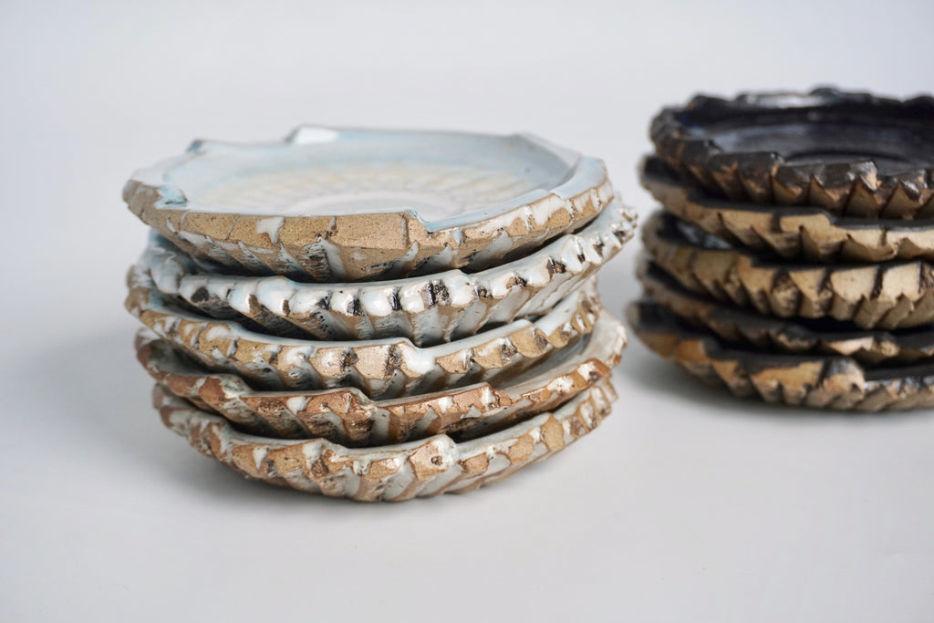Handmade dish plate saucer | Unique tableware